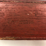 Great Old Make Do Cigar Box Marbles Solitaire Board