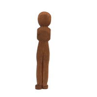 Worried Looking Little Carved Woman