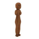 Worried Looking Little Carved Woman