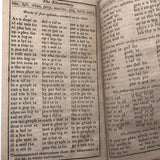 1844 Elementary Spelling Book by Noah Webster with Lots of Good Words!