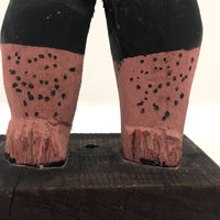 Emile Bluteau Canadian Folk Art Sculpture of Strongman Louis Cyr
