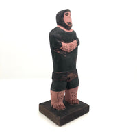 Emile Bluteau Canadian Folk Art Sculpture of Strongman Louis Cyr