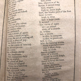 1844 Elementary Spelling Book by Noah Webster with Lots of Good Words!