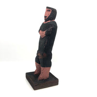 Emile Bluteau Canadian Folk Art Sculpture of Strongman Louis Cyr