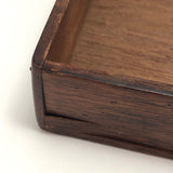 Miniature Antique Bone and Ebony Dominoes with Brass Spinners