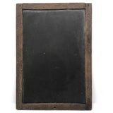 Double-Sided Antique School Slate with Jointed Corners and Carved Initials