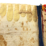 Lovingly Crafted Antique Needlebook with Homespun Checked Fabric Cover