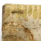 Lovingly Crafted Antique Needlebook with Homespun Checked Fabric Cover