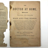 Dr. B.J Kimball's "The Doctor at Home" 1883 Medical Guide for Humans and Horses!