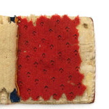 Lovingly Crafted Antique Needlebook with Homespun Checked Fabric Cover