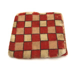 Lovingly Crafted Antique Needlebook with Homespun Checked Fabric Cover