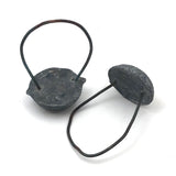 Sculptural Pair of Lead Weights