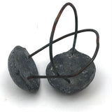 Sculptural Pair of Lead Weights