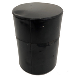 Black and Red Hand-painted Japanese Tea Caddy