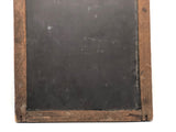 Double-Sided Antique School Slate with Jointed Corners and Carved Initials