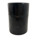 Black and Red Hand-painted Japanese Tea Caddy