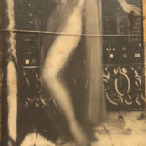 Early Risque Lenticular Photo, As Found