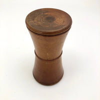Antique Treen Dice Cup with Celluloid Dice