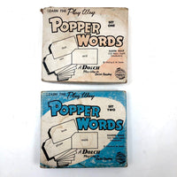 Poetically Inspiring 1953 Popper Words Cards, Sets One and Two