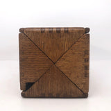 Oak Accordian Box for Sewing Machine Parts