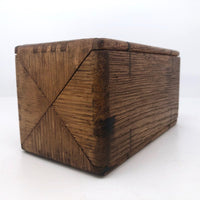 Oak Accordian Box for Sewing Machine Parts