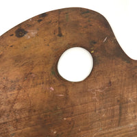 Antique Mahogony Painter's Palette