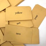 Poetically Inspiring 1953 Popper Words Cards, Sets One and Two