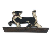 Painted Cat Boot Scraper with Fantastic Surface