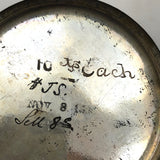 Antique "Compositio" Hand-painted Tin