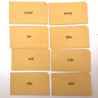 Poetically Inspiring 1953 Popper Words Cards, Sets One and Two