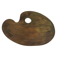 Antique Mahogony Painter's Palette