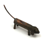 Charming Welded Copper Folk Art Dachshund