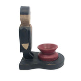 Old Wooden Naughty Man with Pot!