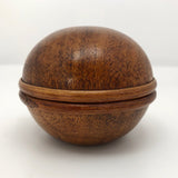 Sphere Shaped Turned Wooden Box