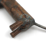 Charming Welded Copper Folk Art Dachshund