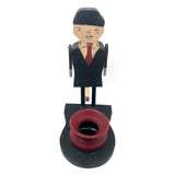 Old Wooden Naughty Man with Pot!