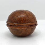 Sphere Shaped Turned Wooden Box
