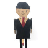 Old Wooden Naughty Man with Pot!