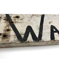 One Way Arrow Great Old Handmade Wooden Sign