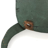 Beautiful Large Antique Wooden Folk Art Horse in Original Green Paint