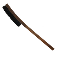 Hand-stitched "Bicycle Brush" With Long Wooden Handle