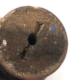 Satisfying Old Black and Red Painted Finial