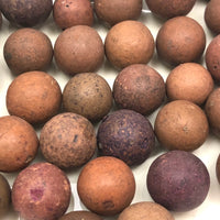 More Beautiful Old Clay Marbles - Set 4
