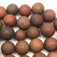 More Beautiful Old Clay Marbles - Set 4
