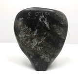 Inuit Mid-Century Soapstone Head Sculpture, Signed