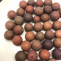 More Beautiful Old Clay Marbles - Set 4