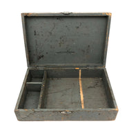Old Hand-Painted First Aid Box with Carved Lettering Too
