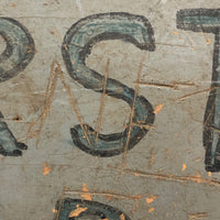 Old Hand-Painted First Aid Box with Carved Lettering Too