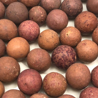 More Beautiful Old Clay Marbles - Set 6
