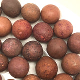 More Beautiful Old Clay Marbles - Set 6